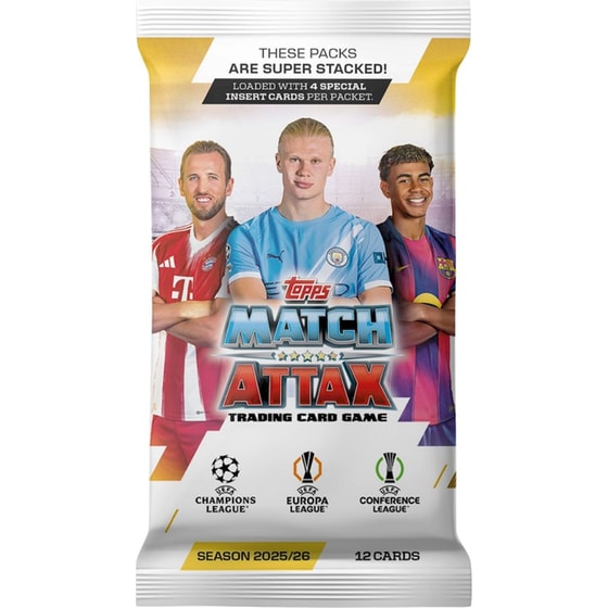 Topps Κάρτες UCC 2025/26 Match Attax Packet image 0