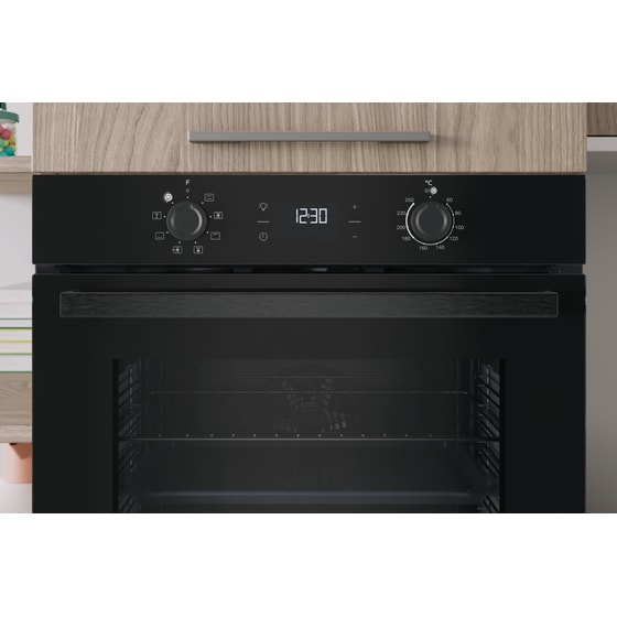 Indesit IO K55C B 71Lt Μαύρο Εντοιχιζόμενος Φούρνος Άνω Πάγκου image 6