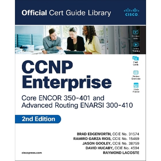 CCNP Enterprise Core ENCOR 350-401 and Advanced Routing ENARSI 300-410 Official Cert Guide Library image 0