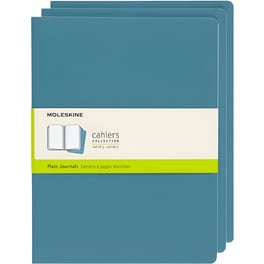 Σημειωματάριο Moleskine Cahier Plain XL Μπλε (3 Τεμάχια)