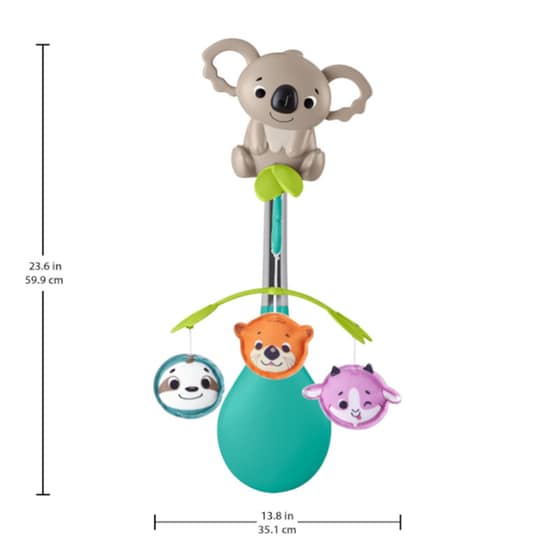 Fisher-Price Φορητό Περιστρεφόμενο Με Ζωάκια 3 σε 1 - (HGB90) image 2