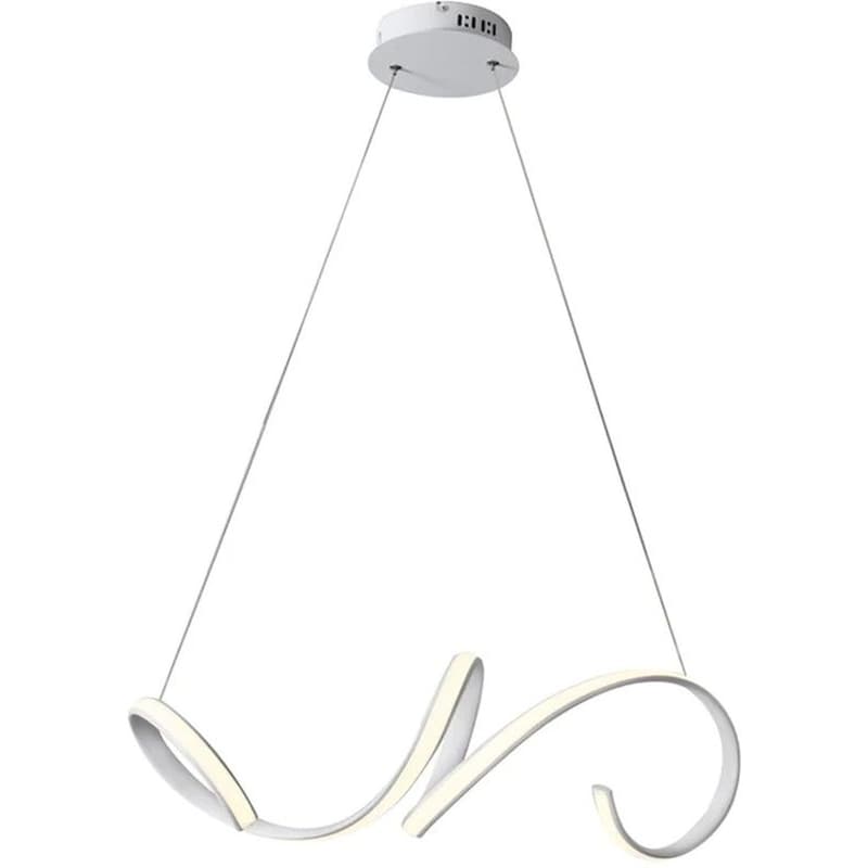 Φωτιστικό Οροφής Μονόφωτο Led Aca Cleo Hm91ledp64wh από Αλουμίνιο - Λευκό