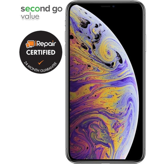 Μεταχειρισμένο Apple iPhone XS Max 256GB Silver second go value Certified by iRepair image 2
