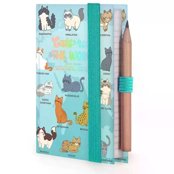 Ημερολόγιο 2-Day Legami 2026 12M Mini Kitty image 1