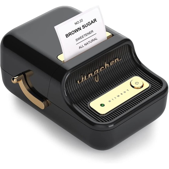 NIIMBOT B21 Έχρωμος Εκτυπωτής Thermal Ετικετών με Bluetooth - Μαύρο image 1