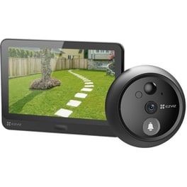 Κουδούνι Πόρτας EZVIZ Smart HP4 με Εσωτερική Οθόνη - Μαύρο