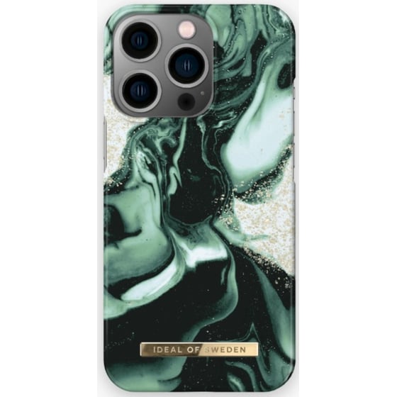 Θήκη Apple iPhone 14 Pro Max - iDeal of Sweden Fashion - Golden Olive Marble image 0