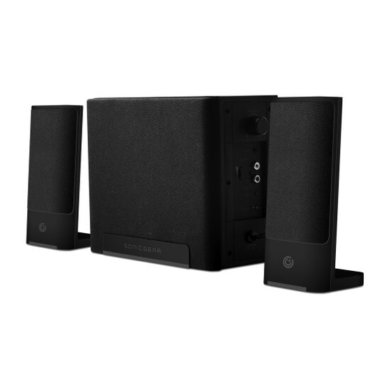 SPEAKERS SONIC GEAR SPACE 3 2.1 BT GREY image 1
