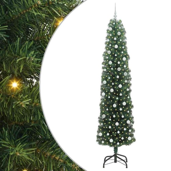 Vidaxl Τεχνητό Χριστουγεννιάτικο Δέντρο Με 300 Led Πράσινο 240 Cm image 0