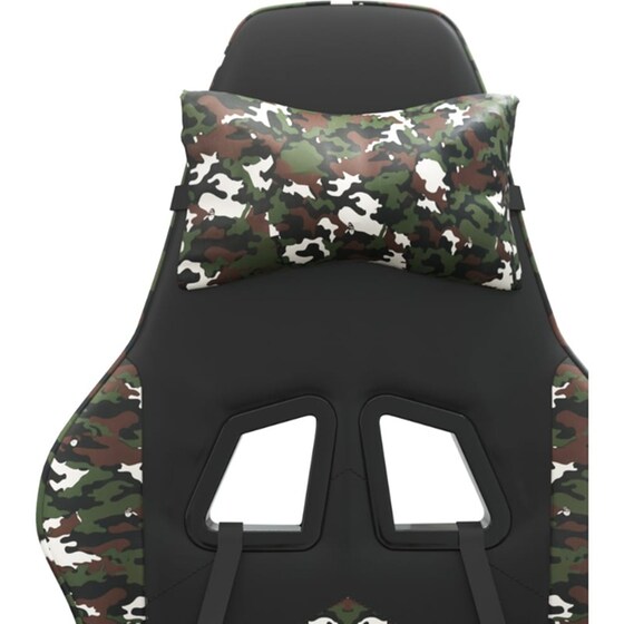 Καρέκλα Gaming VIDAXL 349602 από Τεχνητό Δέρμα - Μαύρο image 6