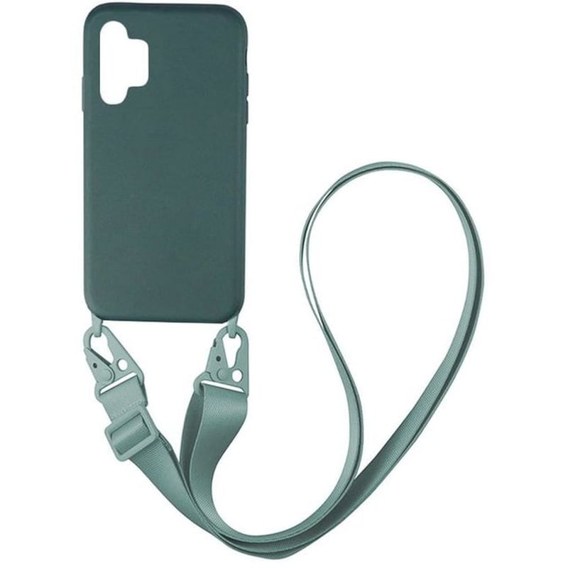 Θήκη Samsung Galaxy A32 4G - Sonique Carryhang Liquid Silicone Strap - Πράσινο