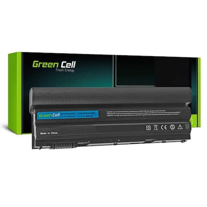 Green Cell Battery For Dell Latitude E5520 E6420 E6520 E6530 (rear) / 11,1v 6600mah De56t GREEN CELL