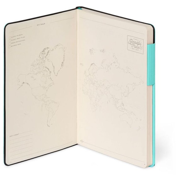 Σημειωματάριο Legami Ριγέ Medium Aquatic Awe image 2