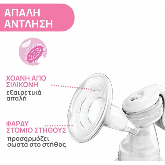 Chicco Natural Feeling Χειροκίνητο Θήλαστρο 3 σε 1 150ml image 3