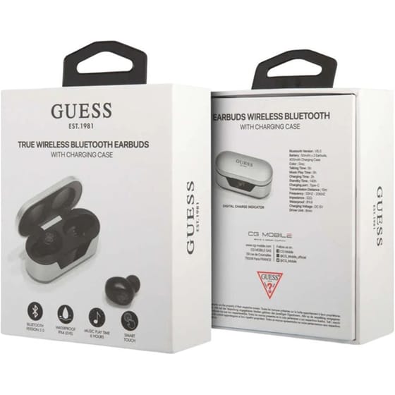 Ακουστικά Bluetooth Guess GUTWST31EG - Ασημί image 4