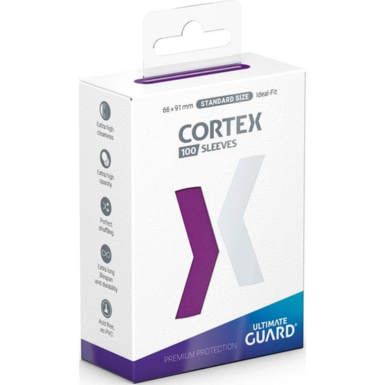 Ultimate Guard Cortex Card Sleeves Standard Size - Purple (100 Sleeves) image 0