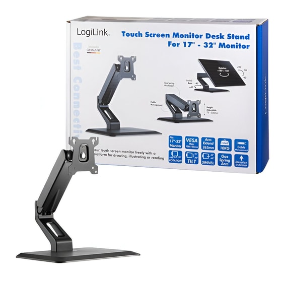 Βάση Οθόνης Επιτραπέζια Logilink BP0100 17" –  32" έως 10 kg image 2