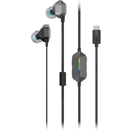 Lenovo Legion E510 Gaming Ενσύρματα Ακουστικά USB-C με RGB Φωτισμό - Ασημί