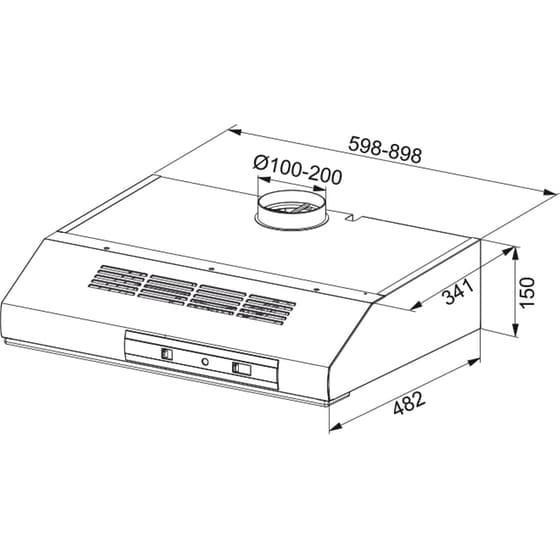 FRANKE Target FTT 6322 XS 60 cm Inox Απορροφητήρας Ελεύθερος image 2