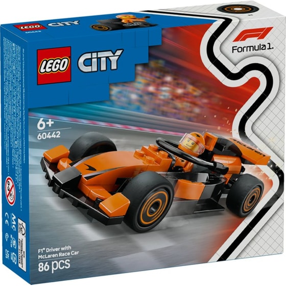 LEGO® City F1® Driver with McLaren Race Car (60442) image 0
