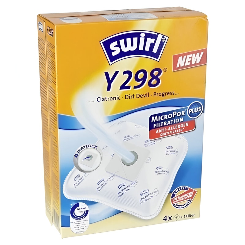 SWIRL SWIRL Y 298 (y198) MP PLUS AIRSPACE Σακούλες για Ηλεκτρική Σκούπα