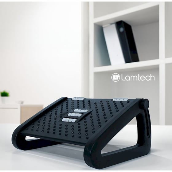 Υποπόδιο Lametch Ρυθμιζόμενο - Μαύρο image 2