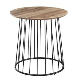 Τραπεζάκι Σαλονιού Woodwell από Μελαμίνη 50x50cm - Καφέ