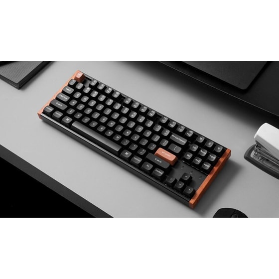 Keychron K8 HE K8H-F1 Ασύρματο Gaming Πληκτρολόγιο Tenkeyless με Magnetic διακόπτες και RGB φωτισμό (Αγγλικό US) Special Wood Edition image 3