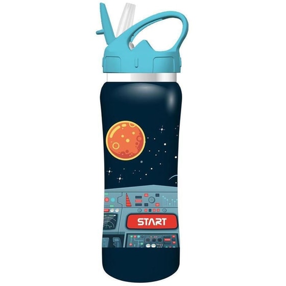 Σετ Φαγητού Must Team Spaceship Φαγητοδοχείο 800ml-Παγούρι Ανοξείδωτο 500ml image 1
