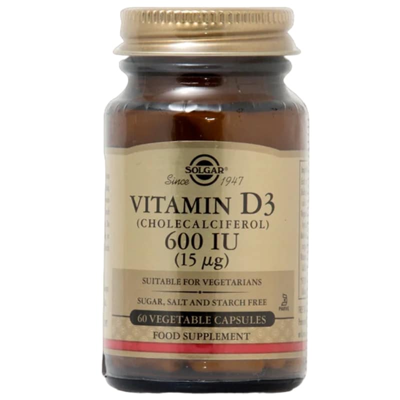 Solgar Vitamin D3 600IU - 60 κάψουλες