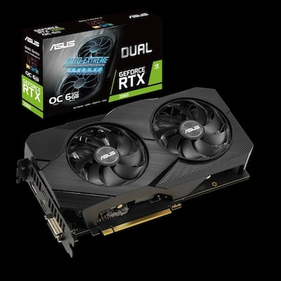 Asus Dual -rtx2060-o6g-evo Geforce Rtx 2060 6 Gb Gddr6 image 1