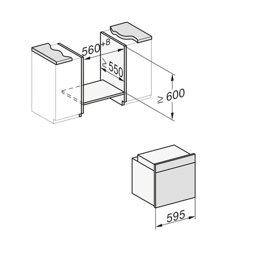 MIELE H7260B & KM7361FRD 76 Lt Μαύρο Eντοιχιζόμενο Σετ Φούρνος και Εστία image 4