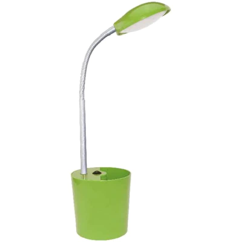 ACA DECOR Φωτιστικό Γραφείου Aca Decor Hullen LED 4000K Μεταλλικό με Μολυβοθήκη 11x21.5x49 cm - Πράσινο