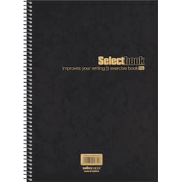 Τετράδιο Σπιράλ Α4 4 Θεμάτων Select Μαύρο (1 Τεμάχιο)
