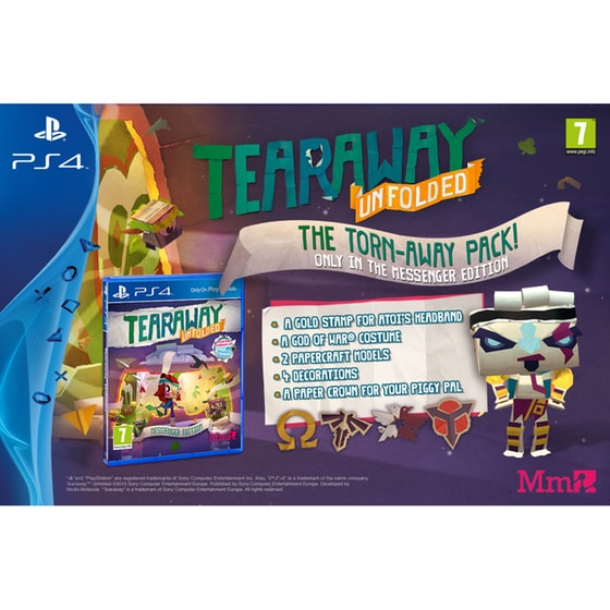 Tearaway Unfolded (Messenger Edition) PlayStation 4 image 1