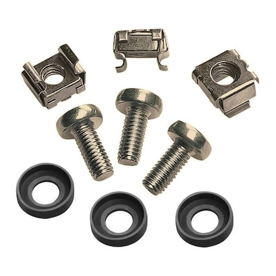 Powertech Σετ Βίδες Με Παξιμάδια Netw-0011 Για Κολώνα Rack, M6*16, 20τμχ image 0