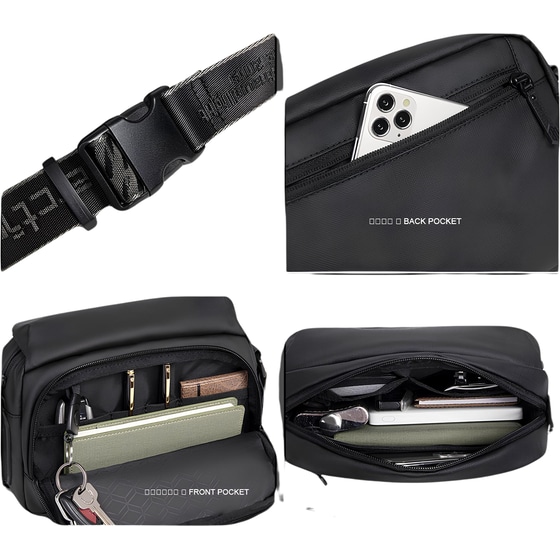 Τσαντάκι Ώμου Arctic Hunter YB00518 με Θήκη Tablet - 3lt - Μπλε image 3