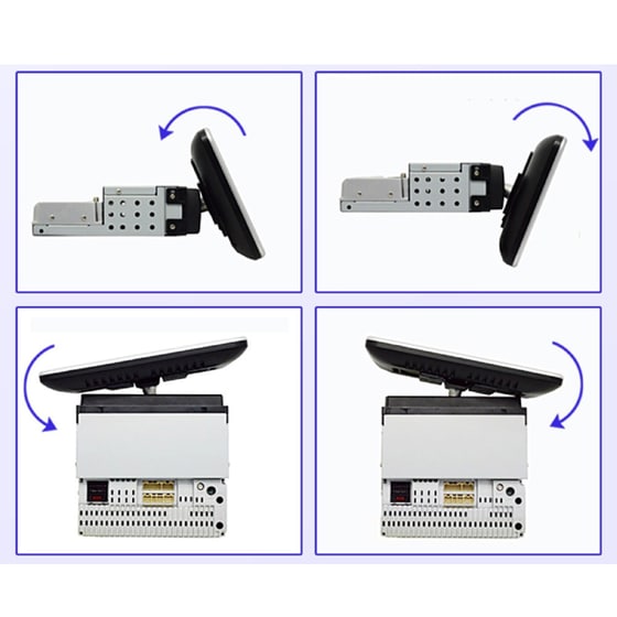 Oem F10360 Ηχοσύστημα Αυτοκινήτου Universal 1DIN 2GB/16GB Περιστρεφόμενη Οθόνη 10" - Μαύρο image 3