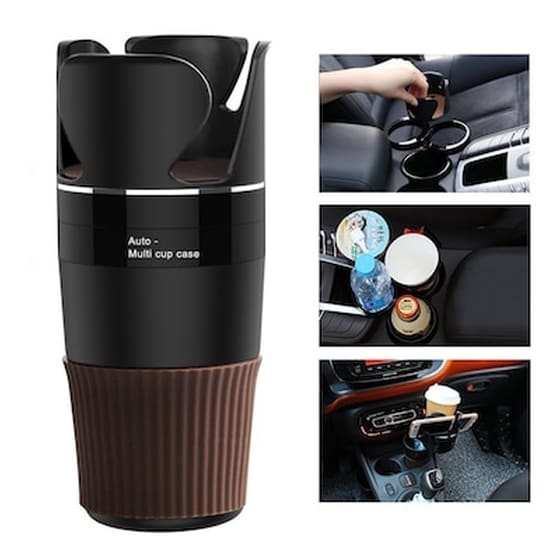 Auto Multi Function Cup Car Holder Organizer 5 In 1 Oem image 2