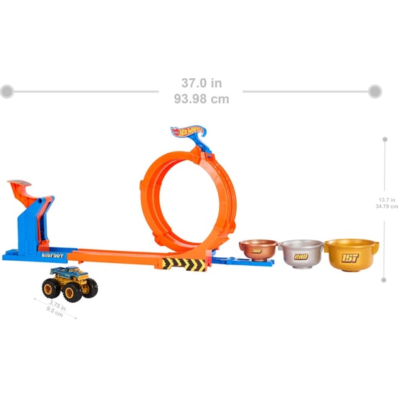 Hot Wheels Monster Trucks Πίστα Διεκδίκησης Κυπέλλου (JBX64) image 4