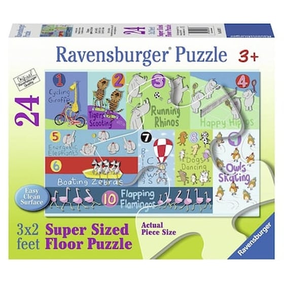Παιδικό&nbsp;Παζλ&nbsp;Ravensburger&nbsp;Δαπέδου&nbsp;Zωακια&nbsp;05397 (24 Κομμάτια) image 0