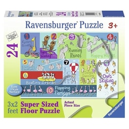 Παιδικό Παζλ Ravensburger Δαπέδου Zωακια 05397 (24 Κομμάτια)