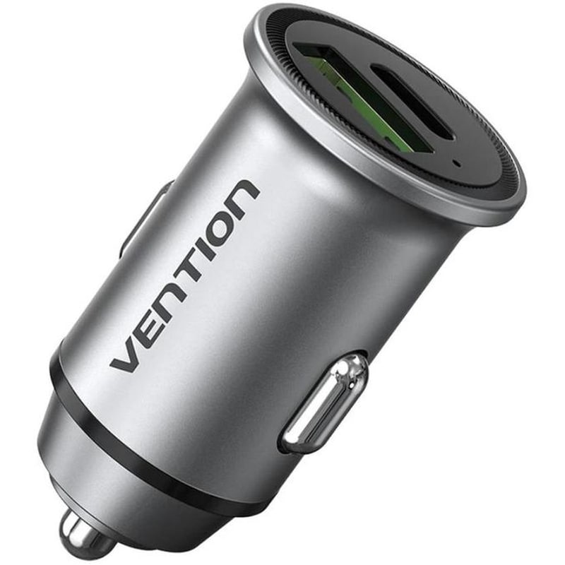 Φορτιστής Αυτοκινήτου Vention FFBH0 18/20W - Gray