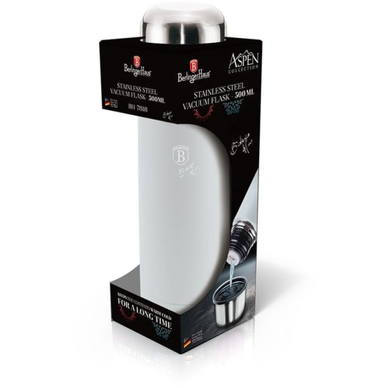 Μπουκάλι Θερμός Berlinger Haus Aspen Collection Ανοξείδωτο Γκρι 1L image 2