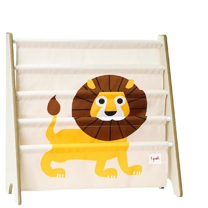 3 Sprouts Book Rack- Παιδικός Οργανωτής Βιβλίων Lion 0317-irklio φωτογραφία