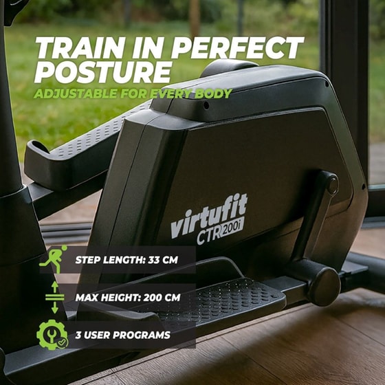 VIRTUFIT CTR200I Ελλειπτικο Μηχάνημα Μαγνητικό Μαύρο image 8