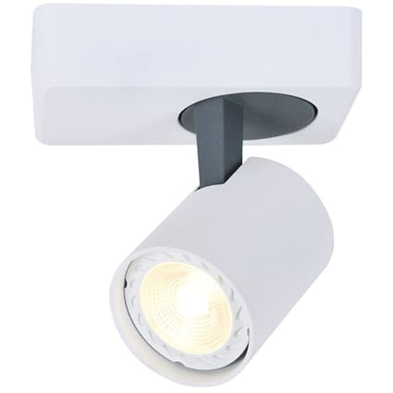 Σποτ Μονόφωτο Aca Disco Ra311s13wg από Αλουμίνιο - Λευκό image 0