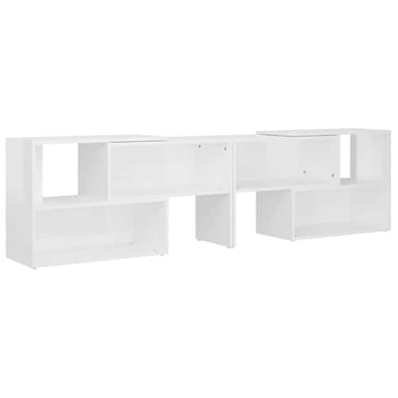 Έπιπλο Τηλεόρασης VidaXL Μοριοσανίδα 149x30x52cm - Λευκό image 2
