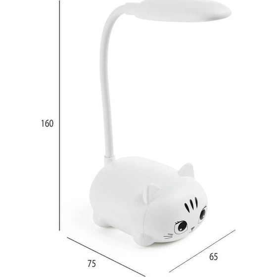 Φωτιστικό Γραφείου LED Miquelrius Back2Fun Kitty - Λευκό image 4