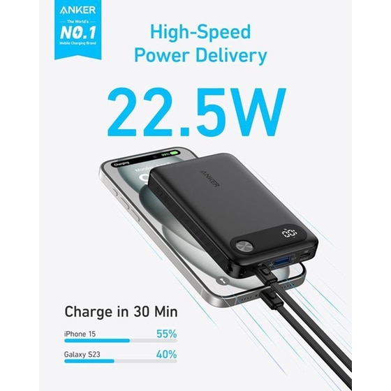 Powerbank Anker 10.000mAh - Μαύρο image 1